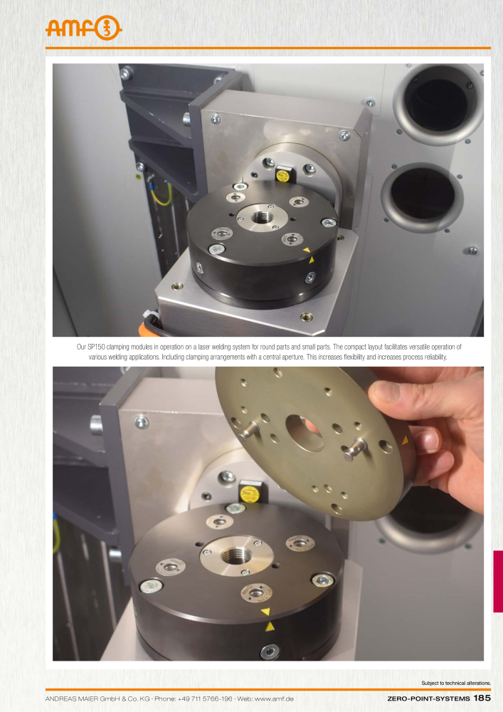 AMF Catalogue ZERO-POINT SYSTEMS NO.: 2025 - Page 185