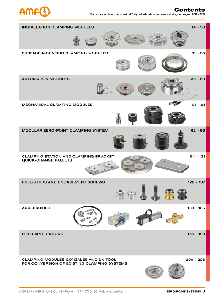 AMF Catalogue ZERO-POINT SYSTEMS NO.: 2025 - Page 3