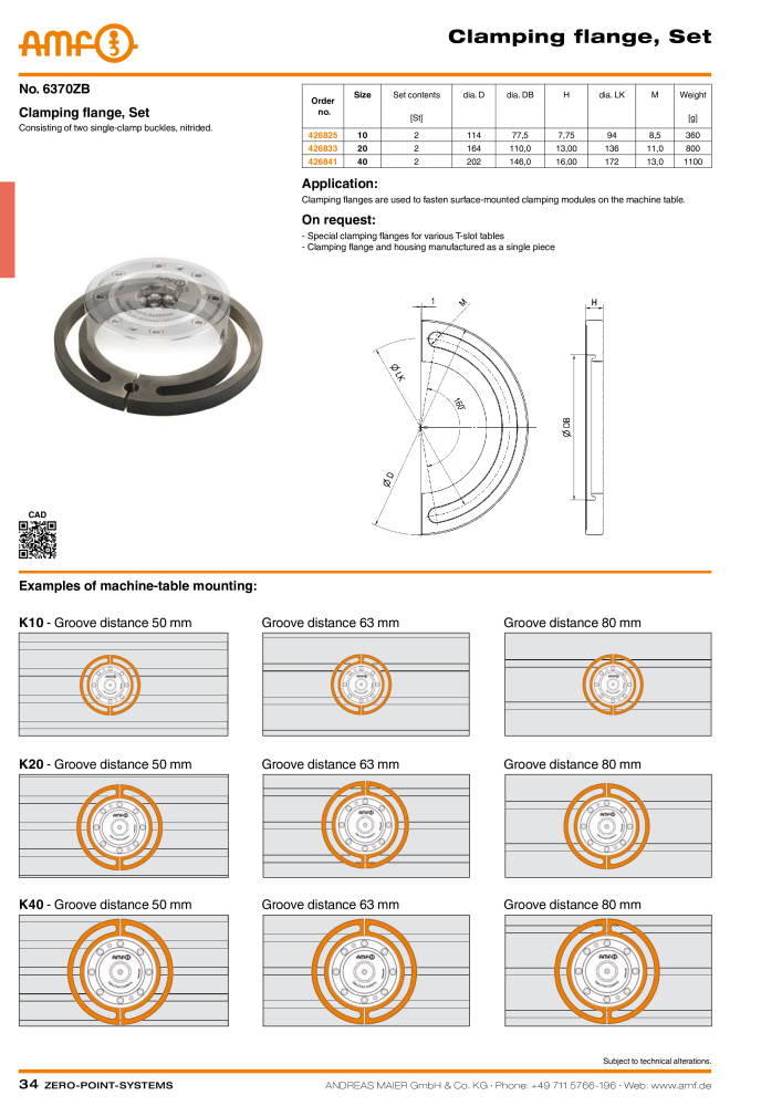 AMF Catalogue ZERO-POINT SYSTEMS NR.: 2025 - Seite 34