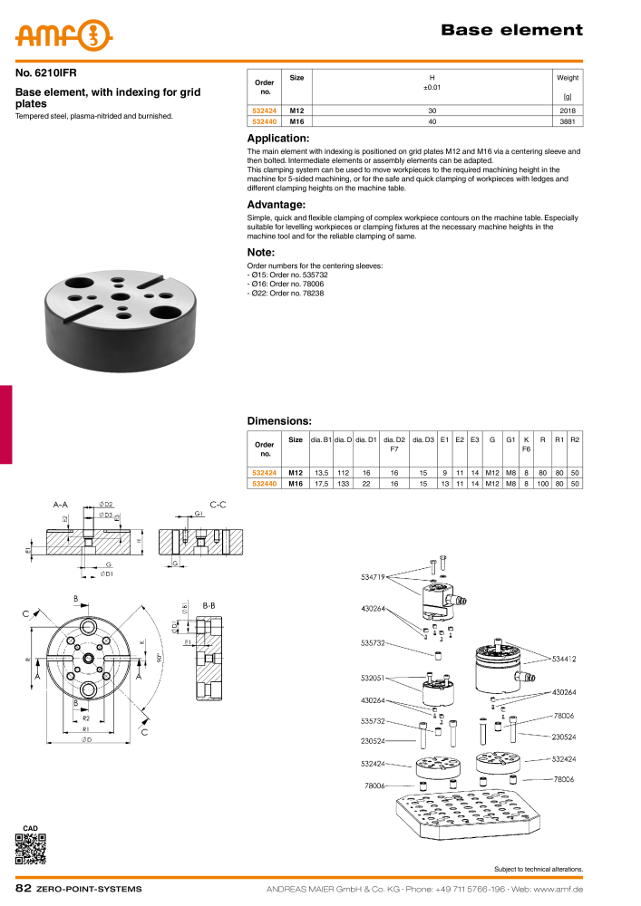 AMF Catalogue ZERO-POINT SYSTEMS NO.: 2025 - Page 82