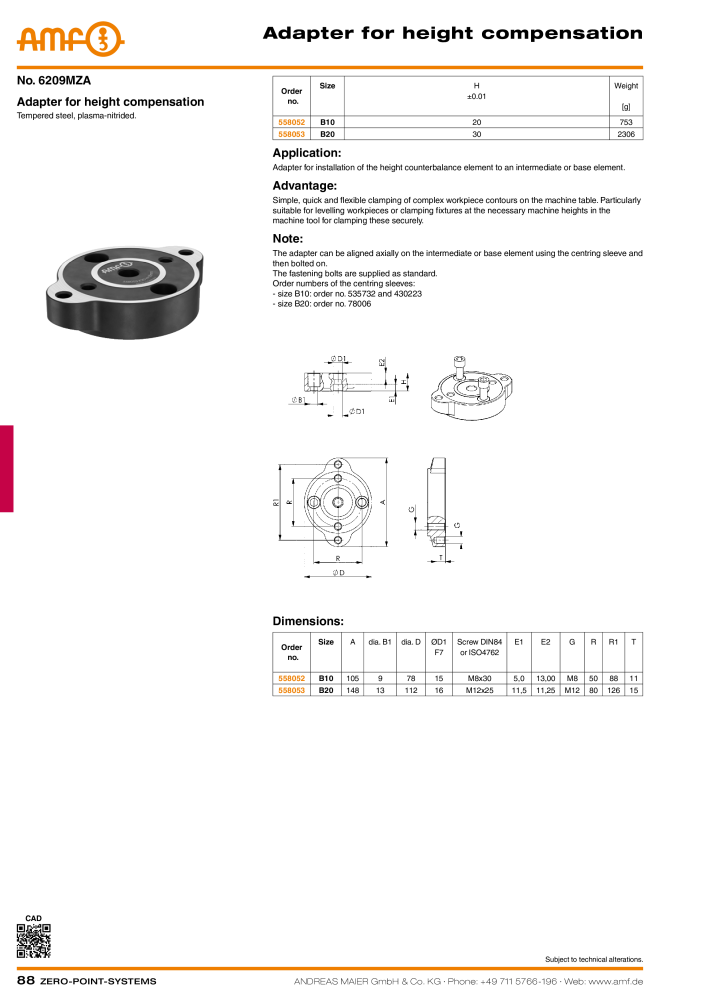 AMF Catalogue ZERO-POINT SYSTEMS Nb. : 2025 - Page 88