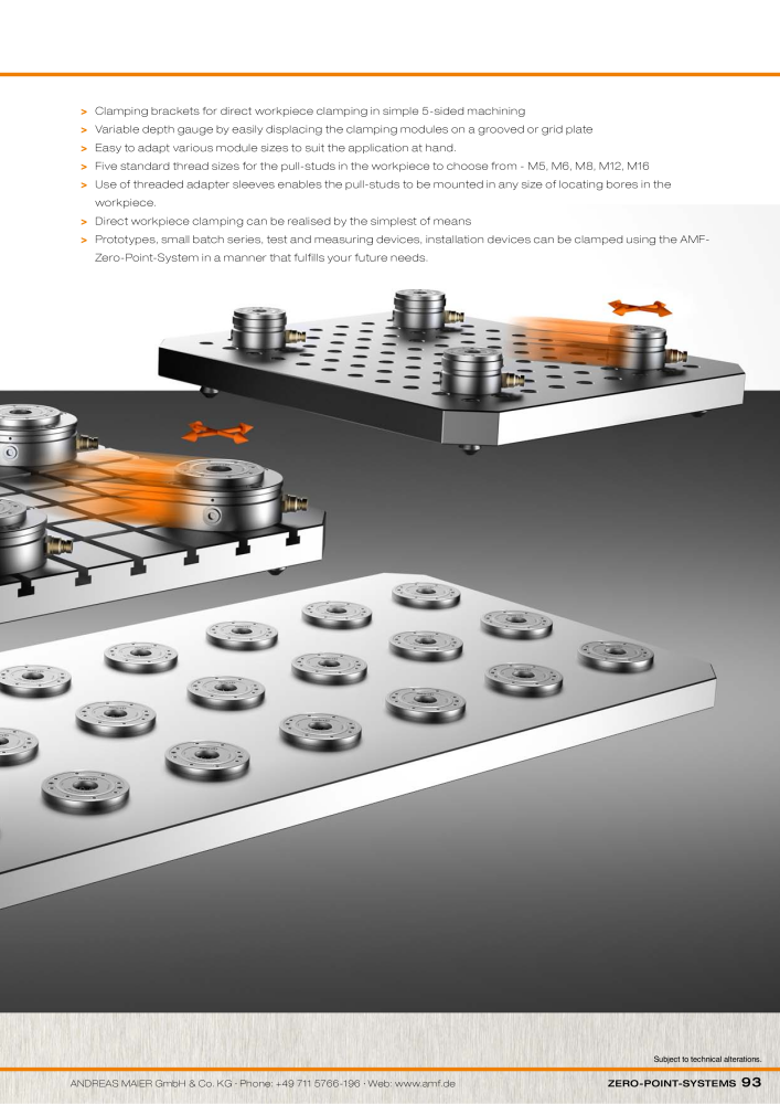 AMF Catalogue ZERO-POINT SYSTEMS NR.: 2025 - Seite 93