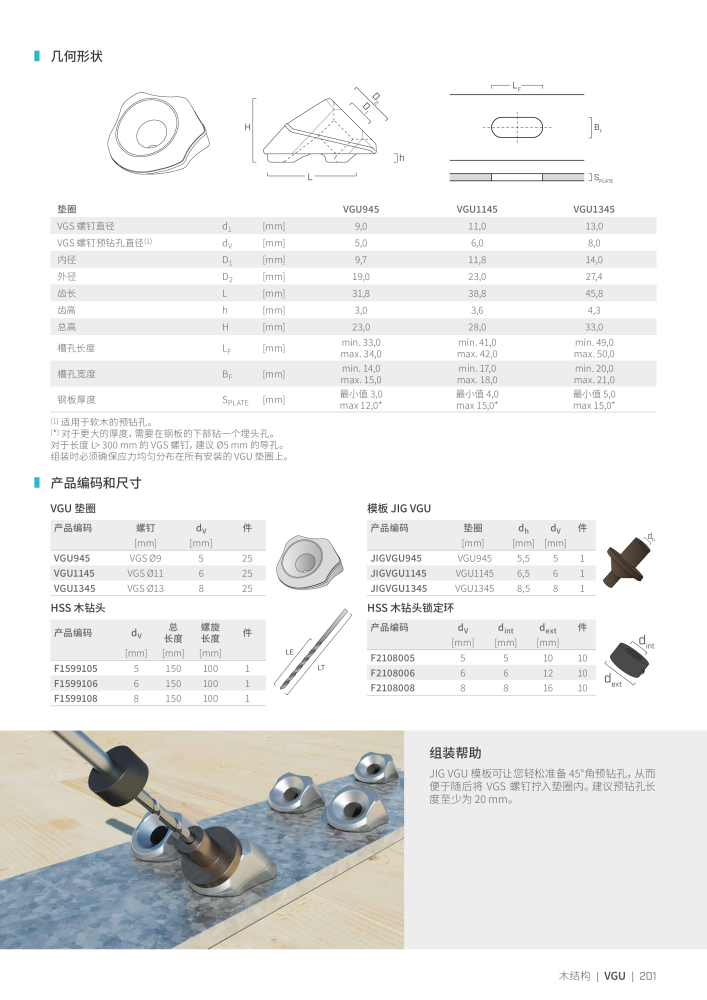 Rothoblaas - 木螺钉和连接器 NO.: 20250 - Page 201