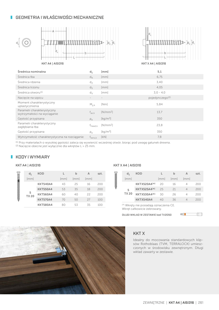 Rothoblaas - Wkręty i łączniki do drewna NO.: 20251 - Page 261