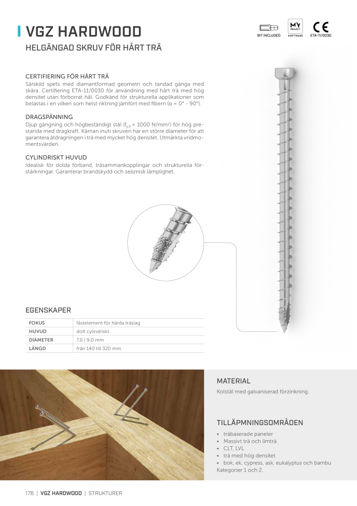 Rothoblaas - Träskruvar och kopplingar Nb. : 20252 - Page 176