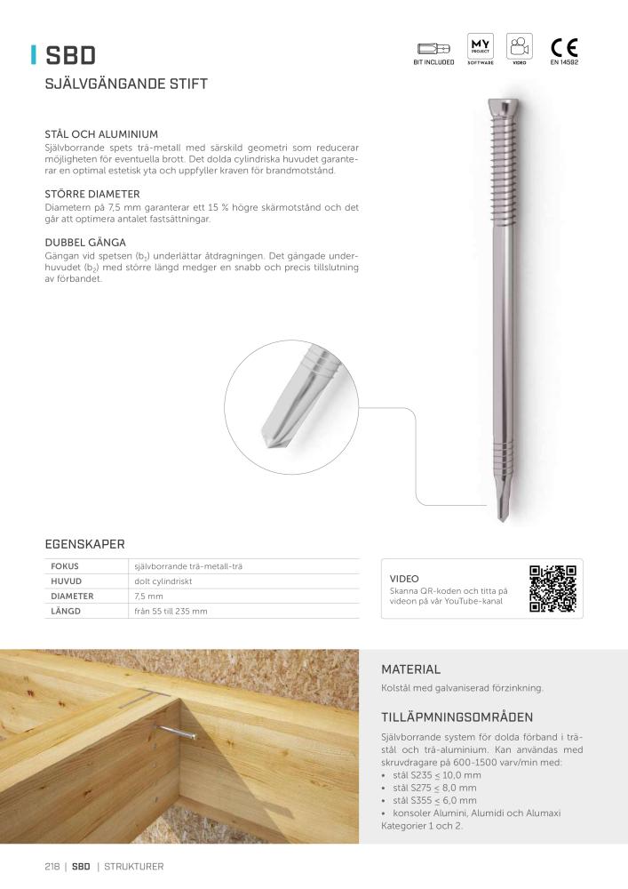 Rothoblaas - Träskruvar och kopplingar NO.: 20252 - Page 218