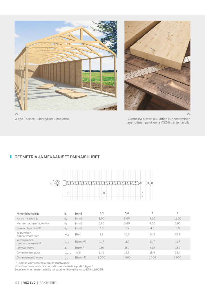 Rothoblaas - Puuruuvit ja liittimet Nb. : 20257 - Page 172