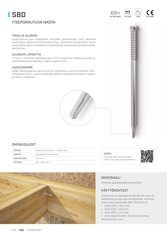 Rothoblaas - Puuruuvit ja liittimet NO.: 20257 - Page 218