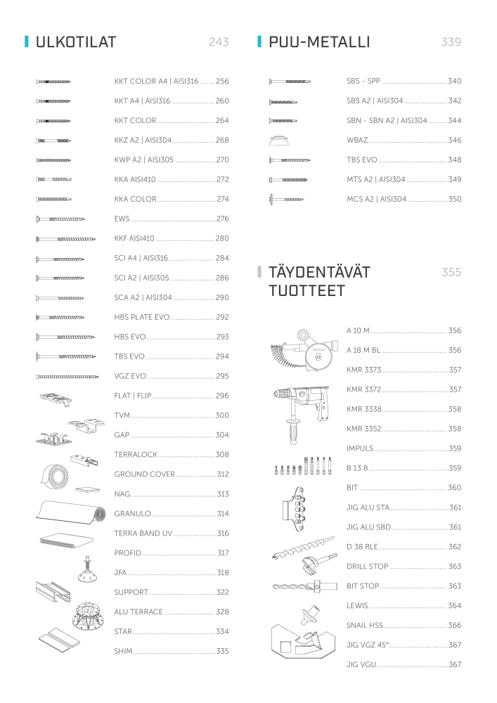 Rothoblaas - Puuruuvit ja liittimet Nb. : 20257 - Page 3