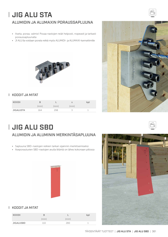 Rothoblaas - Puuruuvit ja liittimet NO.: 20257 - Page 361