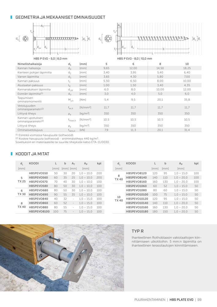 Rothoblaas - Puuruuvit ja liittimet NR.: 20257 - Seite 99