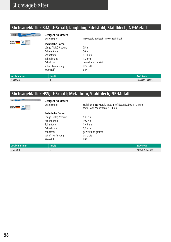 Wolfcraft Hauptkatalog Werkzeuge NR.: 2026 - Seite 100