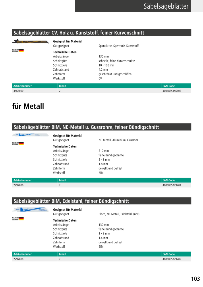 Wolfcraft Hauptkatalog Werkzeuge NR.: 2026 - Seite 105