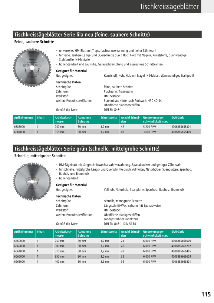 Wolfcraft Hauptkatalog Werkzeuge NR.: 2026 - Seite 117