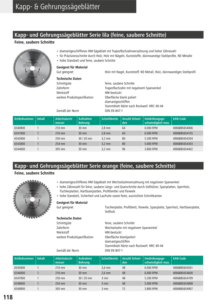 Wolfcraft Hauptkatalog Werkzeuge NR.: 2026 - Pagina 120