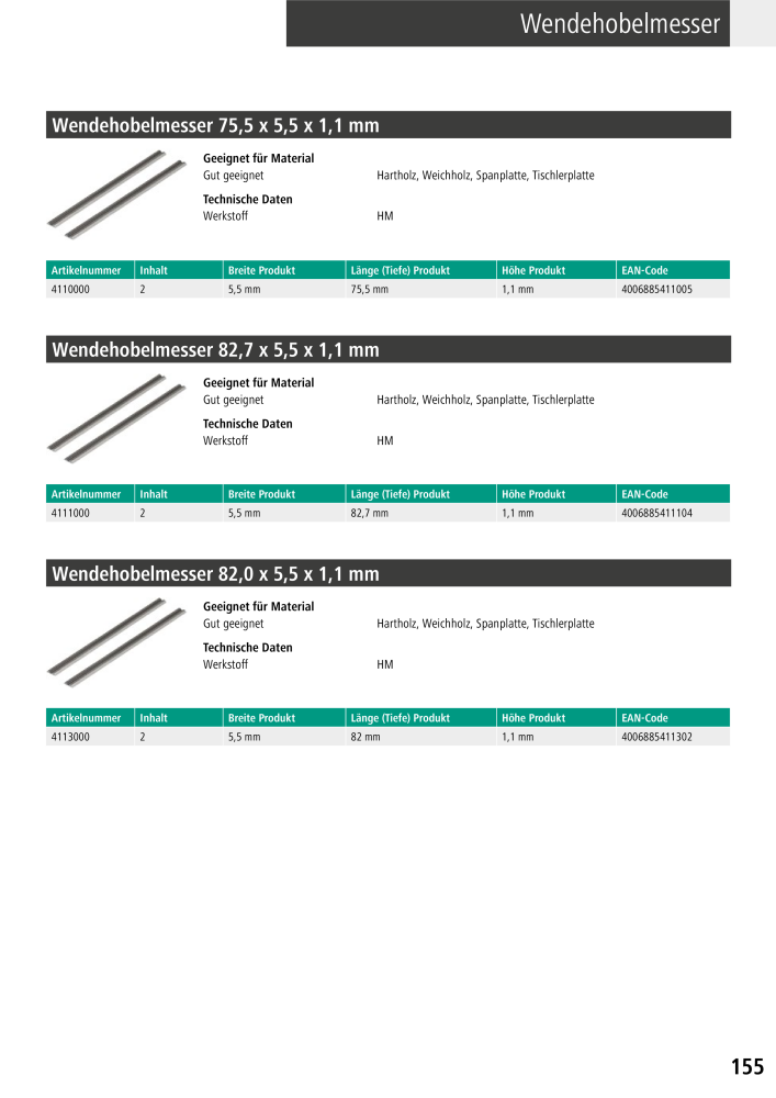 Wolfcraft Hauptkatalog Werkzeuge NR.: 2026 - Seite 157