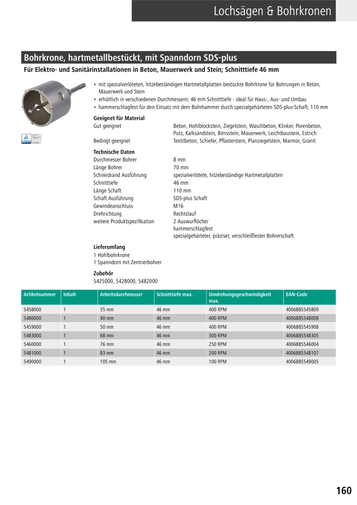 Wolfcraft Hauptkatalog Werkzeuge NR.: 2026 - Pagina 161