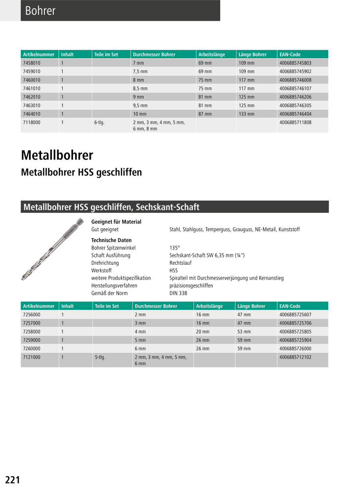 Wolfcraft Hauptkatalog Werkzeuge NR.: 2026 - Seite 222