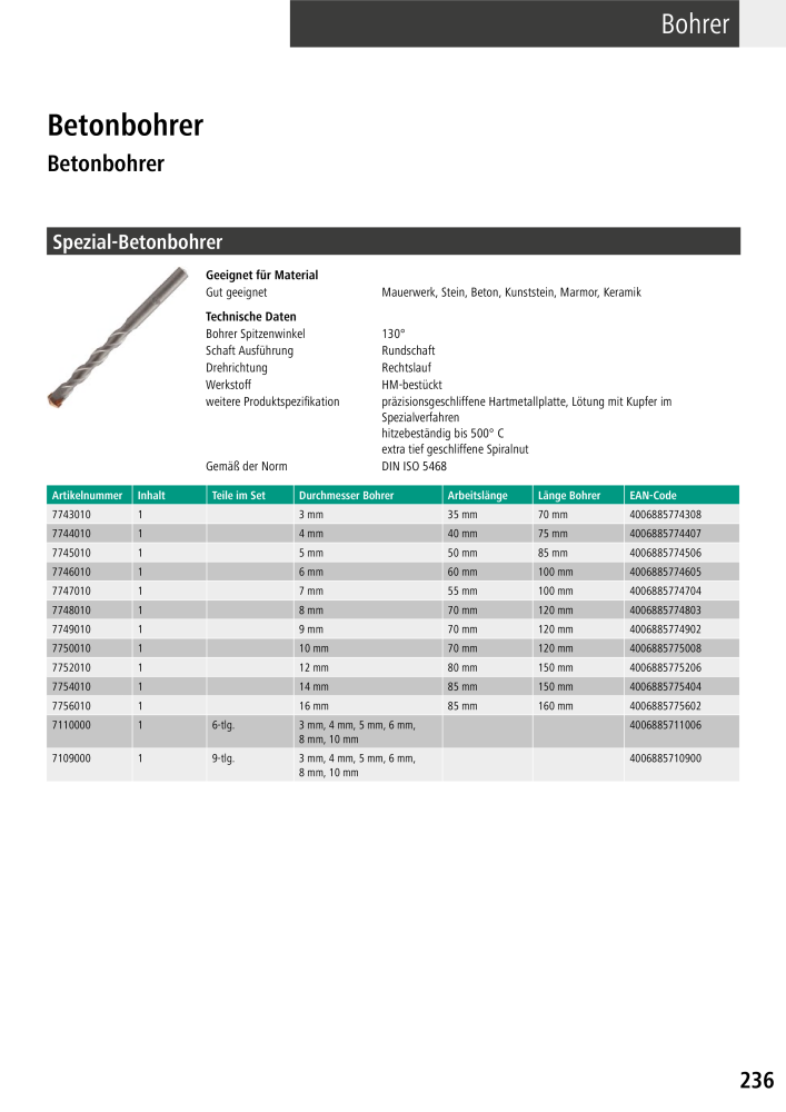 Wolfcraft Hauptkatalog Werkzeuge NR.: 2026 - Seite 237