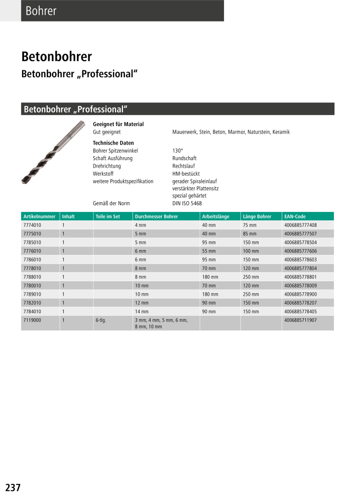 Wolfcraft Hauptkatalog Werkzeuge NO.: 2026 - Page 238