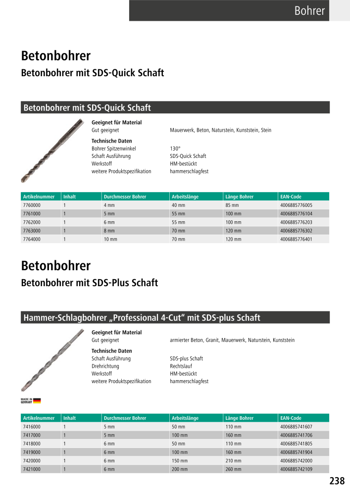 Wolfcraft Hauptkatalog Werkzeuge Nº: 2026 - Página 239