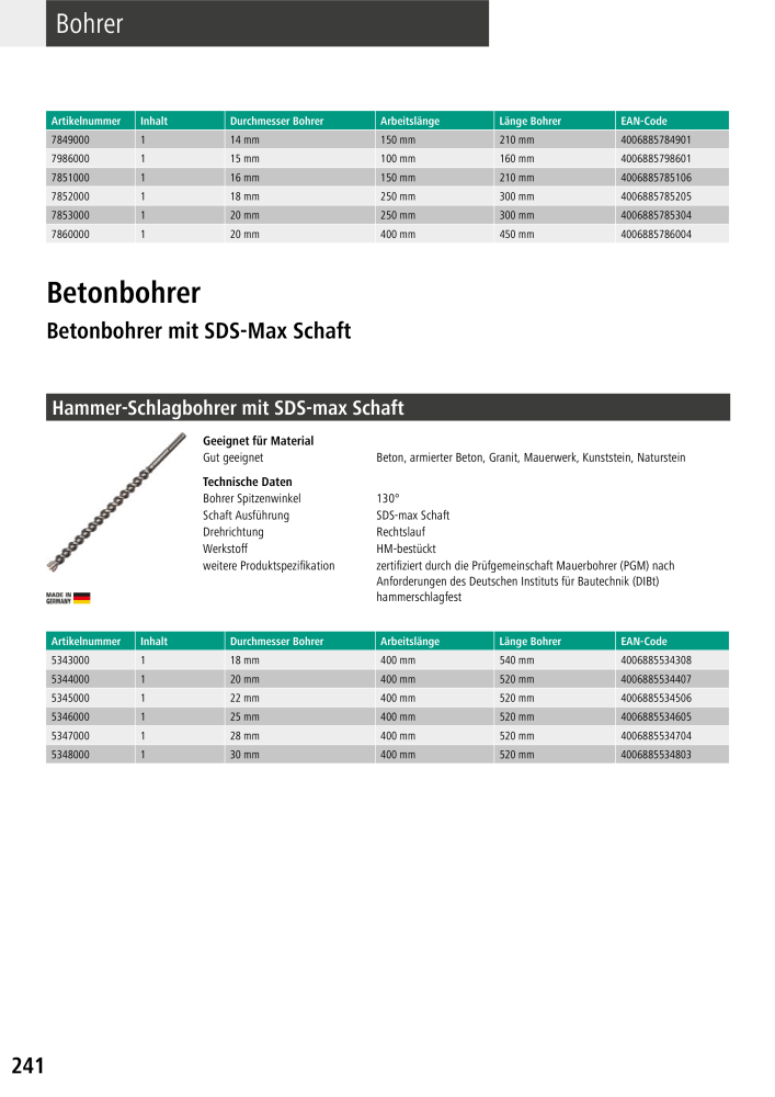 Wolfcraft Hauptkatalog Werkzeuge Nb. : 2026 - Page 242