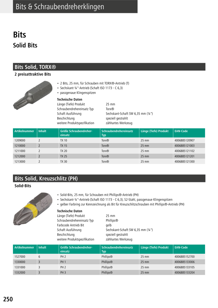 Wolfcraft Hauptkatalog Werkzeuge NR.: 2026 - Seite 252