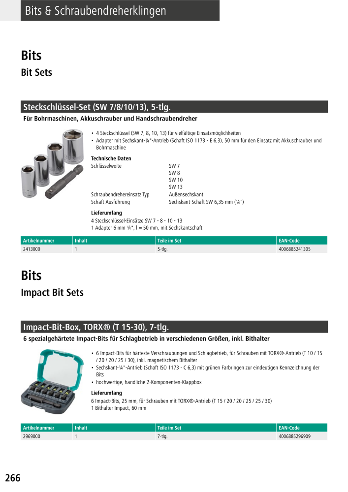 Wolfcraft Hauptkatalog Werkzeuge Č. 2026 - Strana 268