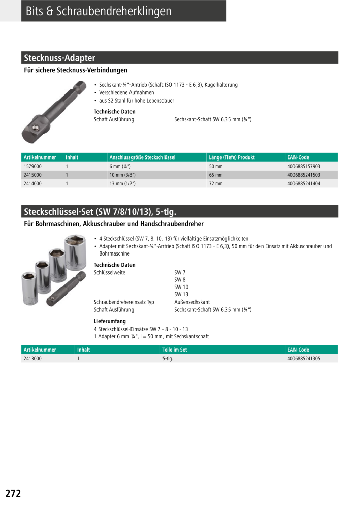 Wolfcraft Hauptkatalog Werkzeuge Č. 2026 - Strana 274