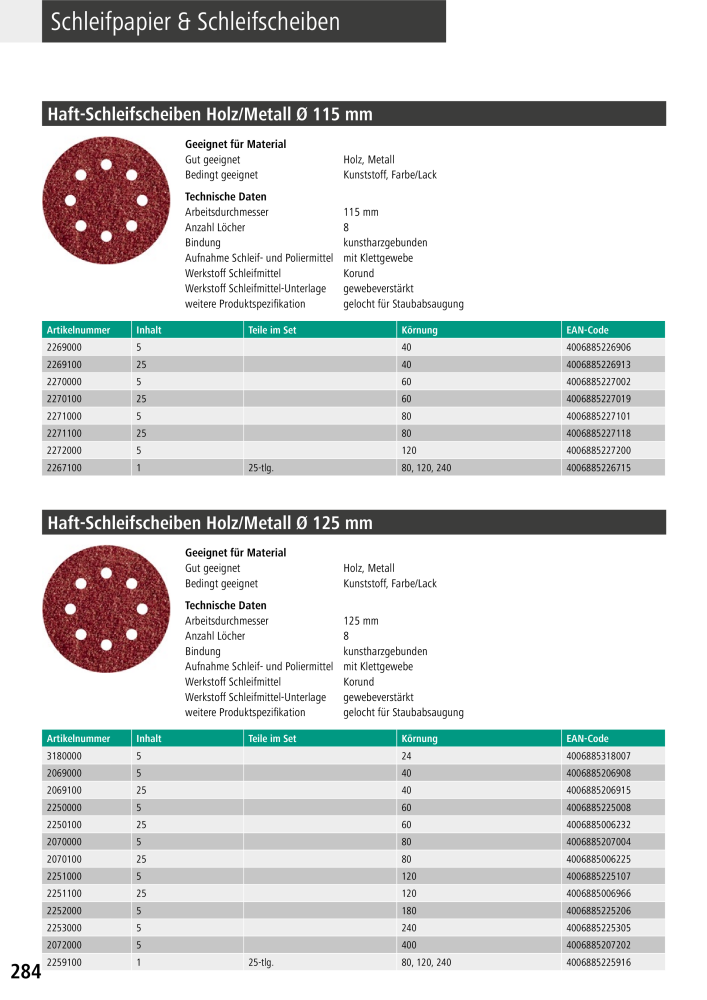 Wolfcraft Hauptkatalog Werkzeuge Nb. : 2026 - Page 286