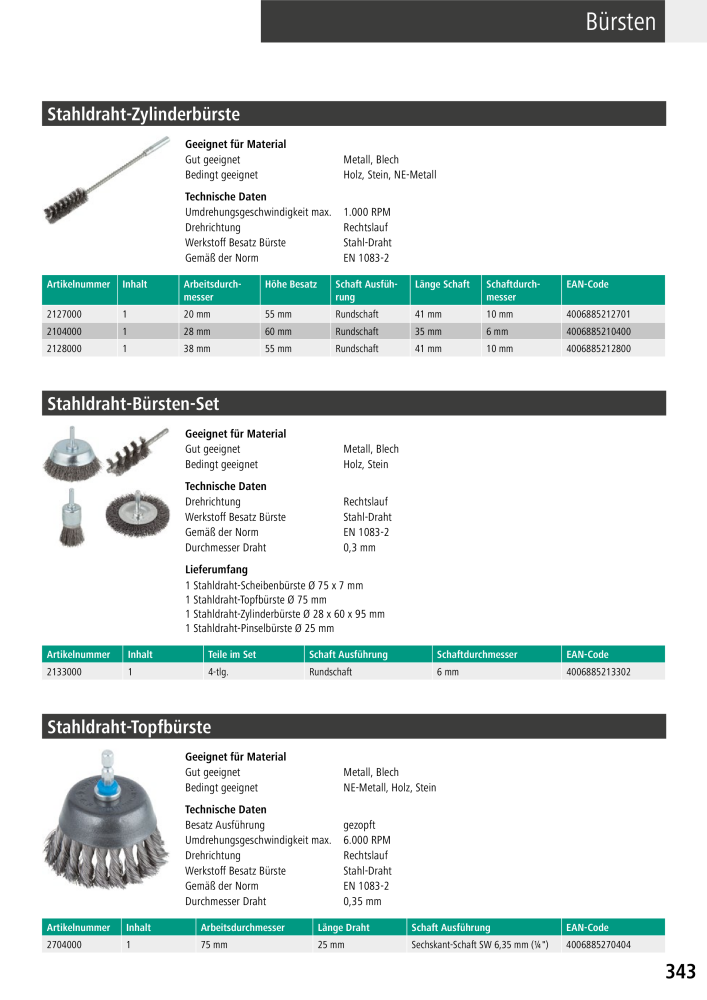 Wolfcraft Hauptkatalog Werkzeuge NR.: 2026 - Seite 345