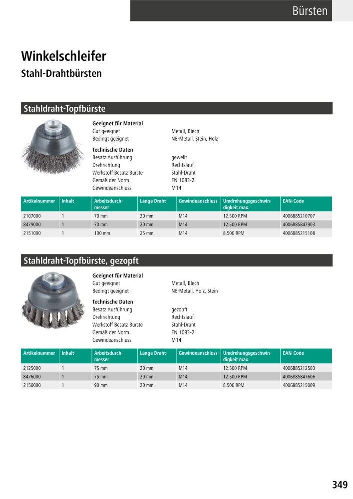 Wolfcraft Hauptkatalog Werkzeuge n.: 2026 - Pagina 351