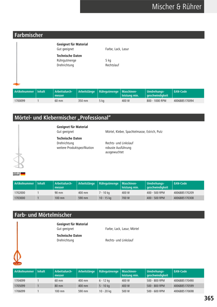 Wolfcraft Hauptkatalog Werkzeuge NR.: 2026 - Pagina 367