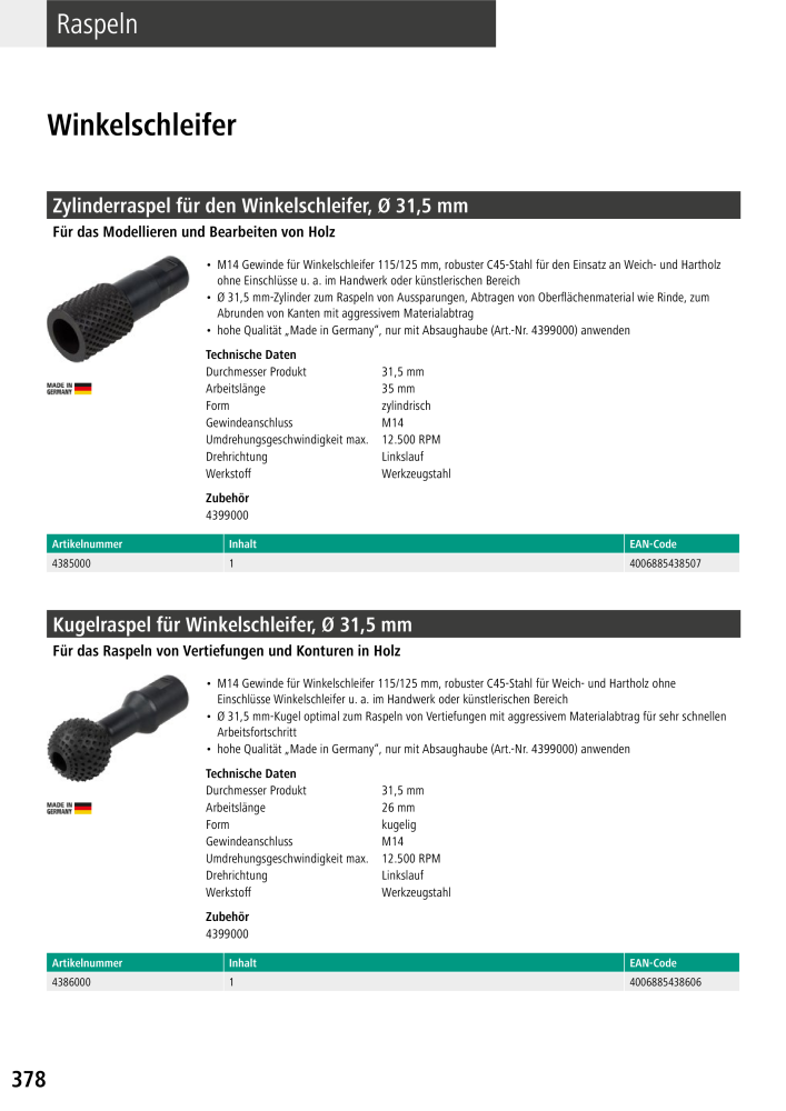 Wolfcraft Hauptkatalog Werkzeuge NR.: 2026 - Seite 380