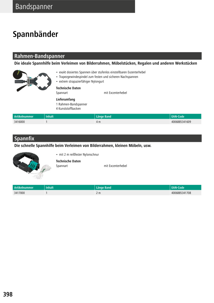 Wolfcraft Hauptkatalog Werkzeuge NR.: 2026 - Seite 400