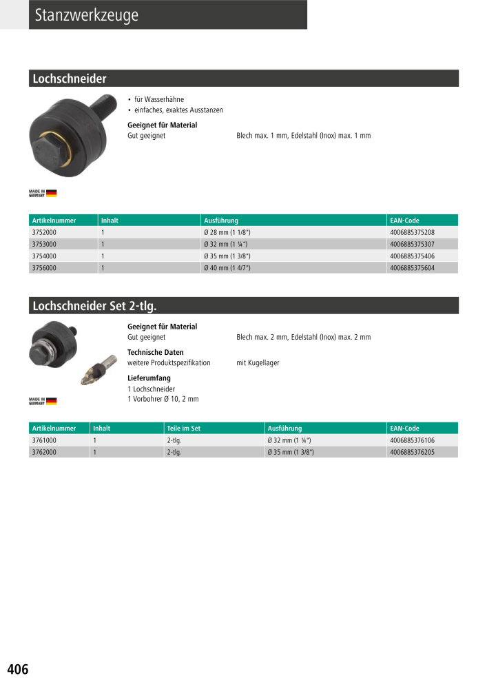 Wolfcraft Hauptkatalog Werkzeuge NR.: 2026 - Seite 408