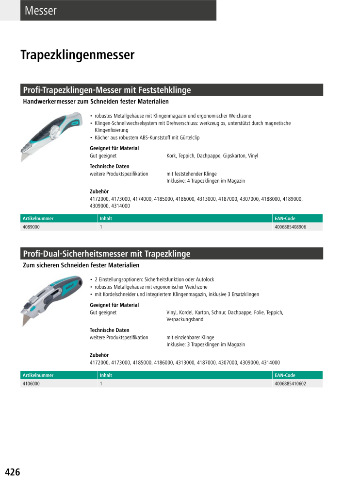 Wolfcraft Hauptkatalog Werkzeuge NR.: 2026 - Seite 428