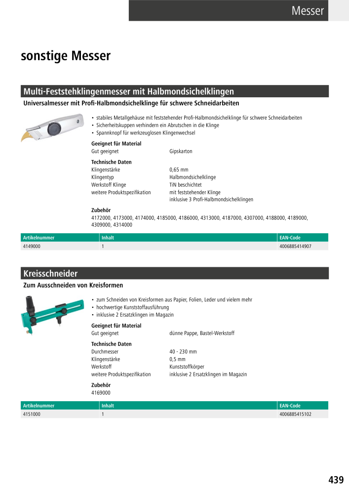 Wolfcraft Hauptkatalog Werkzeuge NR.: 2026 - Seite 441