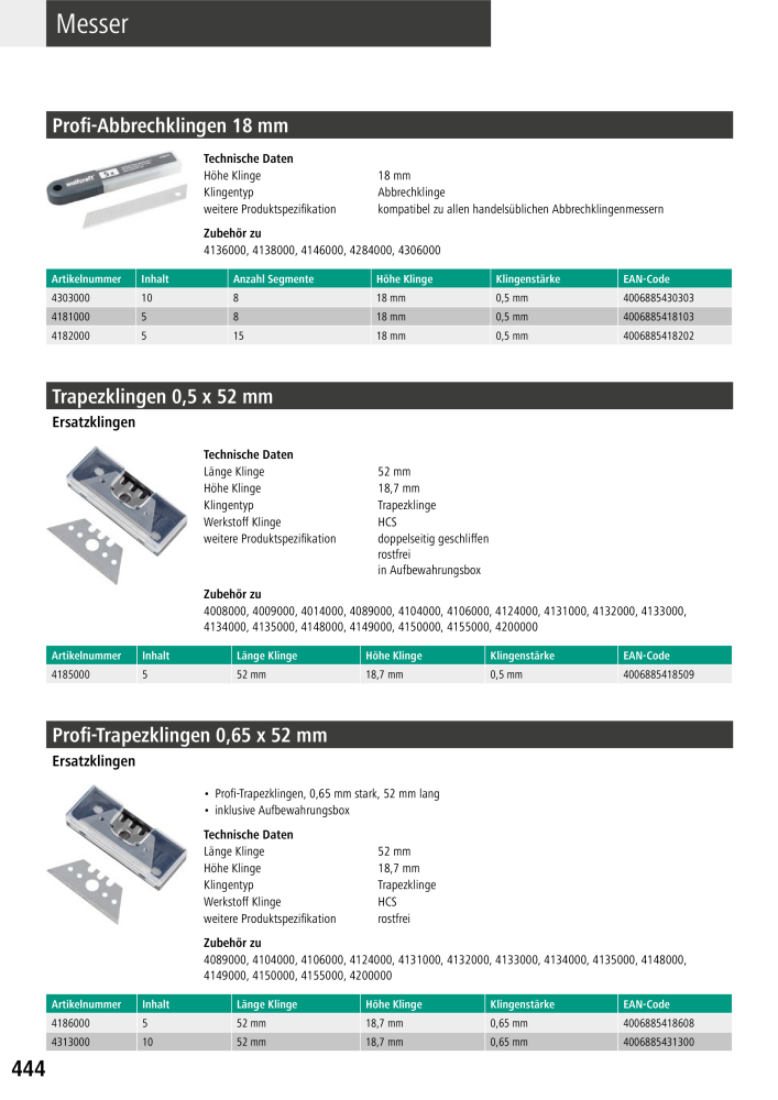 Wolfcraft Hauptkatalog Werkzeuge NR.: 2026 - Seite 446