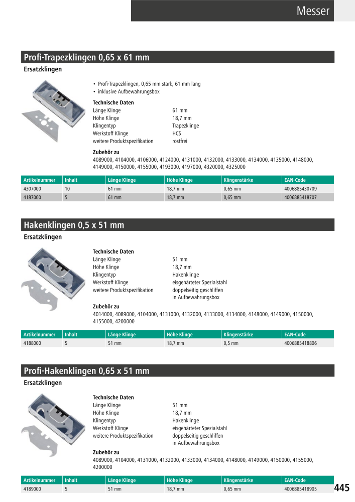 Wolfcraft Hauptkatalog Werkzeuge NR.: 2026 - Seite 447