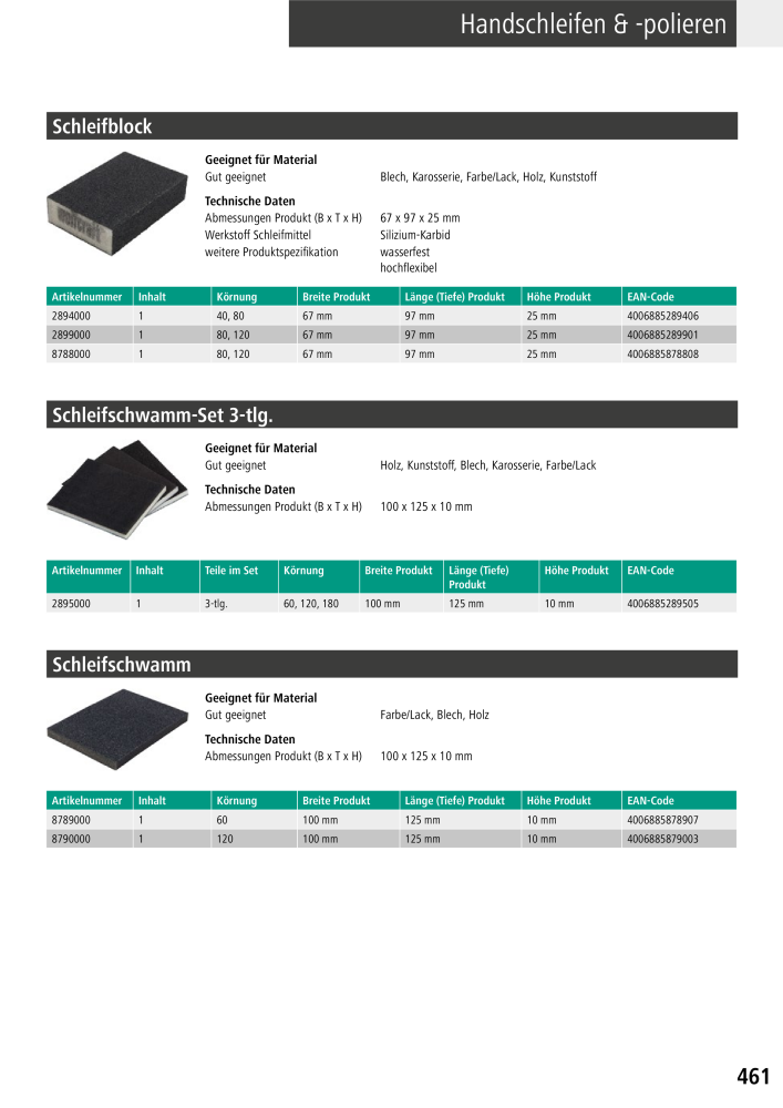 Wolfcraft Hauptkatalog Werkzeuge NR.: 2026 - Pagina 463