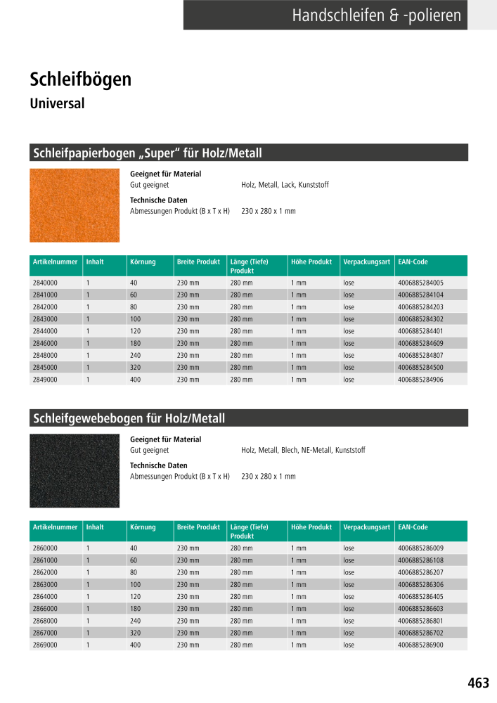 Wolfcraft Hauptkatalog Werkzeuge NR.: 2026 - Seite 465