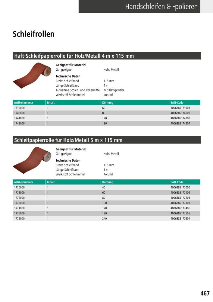 Wolfcraft Hauptkatalog Werkzeuge NR.: 2026 - Seite 469