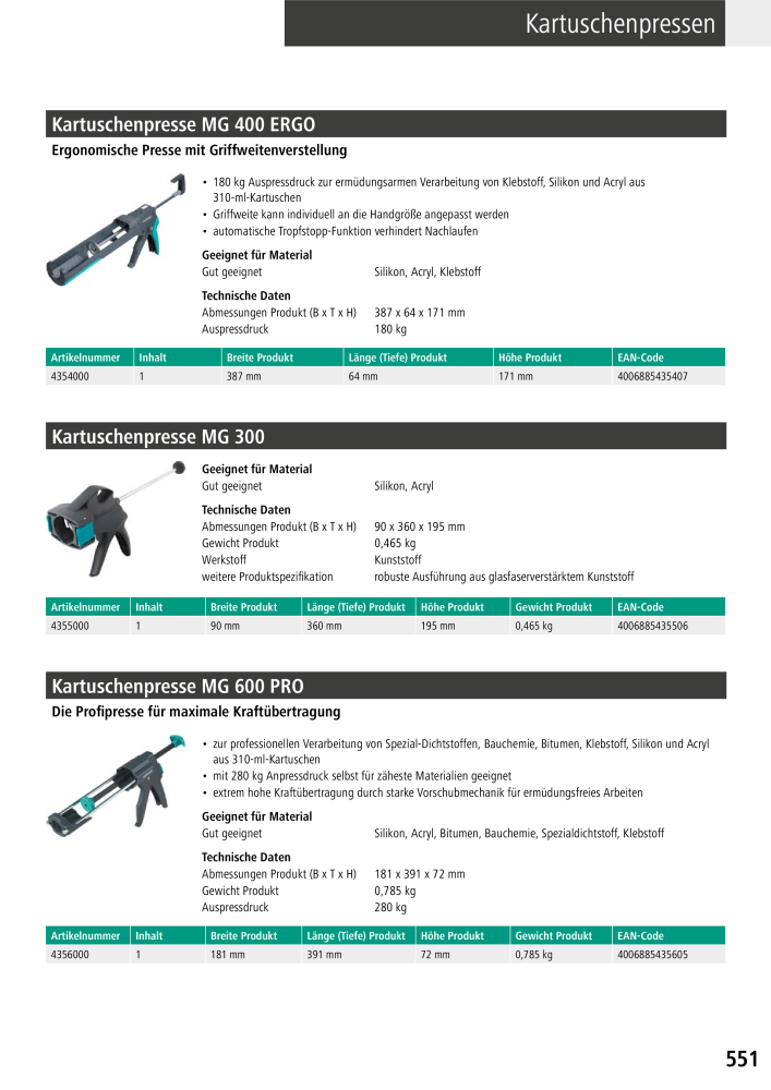 Wolfcraft Hauptkatalog Werkzeuge NR.: 2026 - Pagina 553