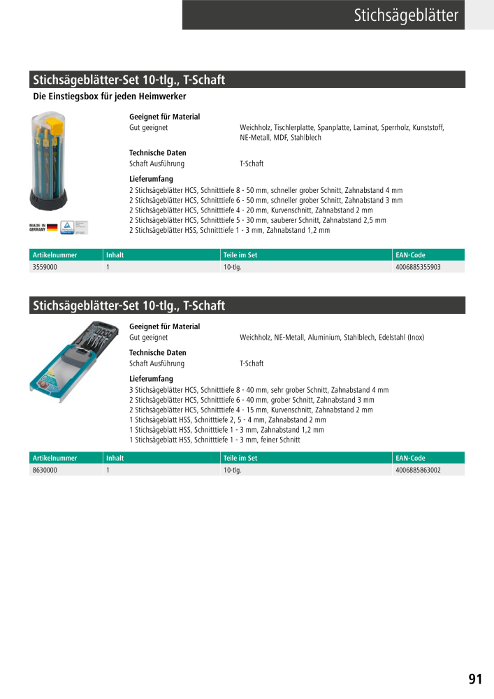Wolfcraft Hauptkatalog Werkzeuge NR.: 2026 - Seite 93