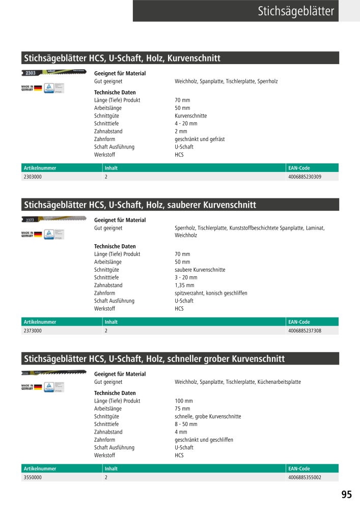 Wolfcraft Hauptkatalog Werkzeuge Č. 2026 - Strana 97