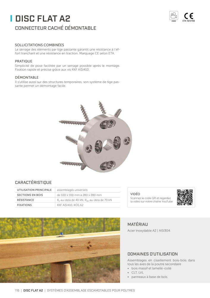 Rothoblaas - Connecteur de construction en bois NR.: 20261 - Strona 116