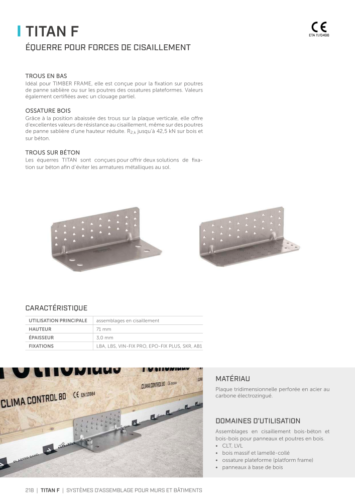 Rothoblaas - Connecteur de construction en bois NEJ.: 20261 - Sida 218