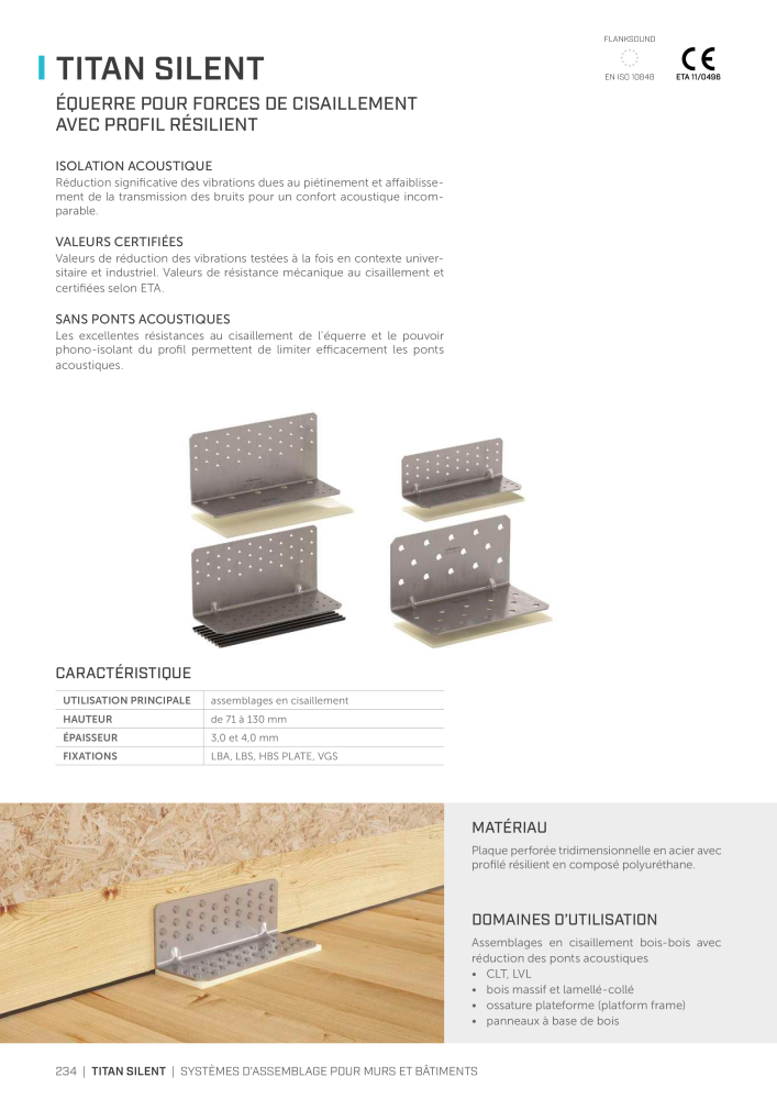 Rothoblaas - Connecteur de construction en bois NEJ.: 20261 - Sida 234