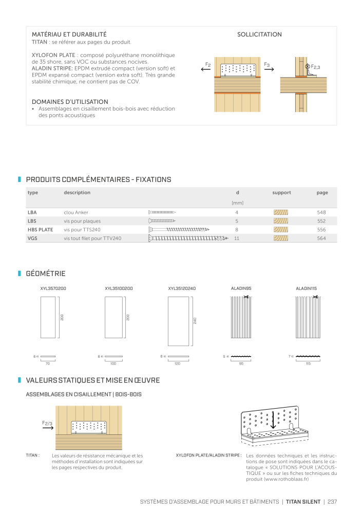 Rothoblaas - Connecteur de construction en bois NO.: 20261 - Page 237